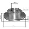 SERIE DISCHI FRENO POSTERIORE DAILY C9-C13